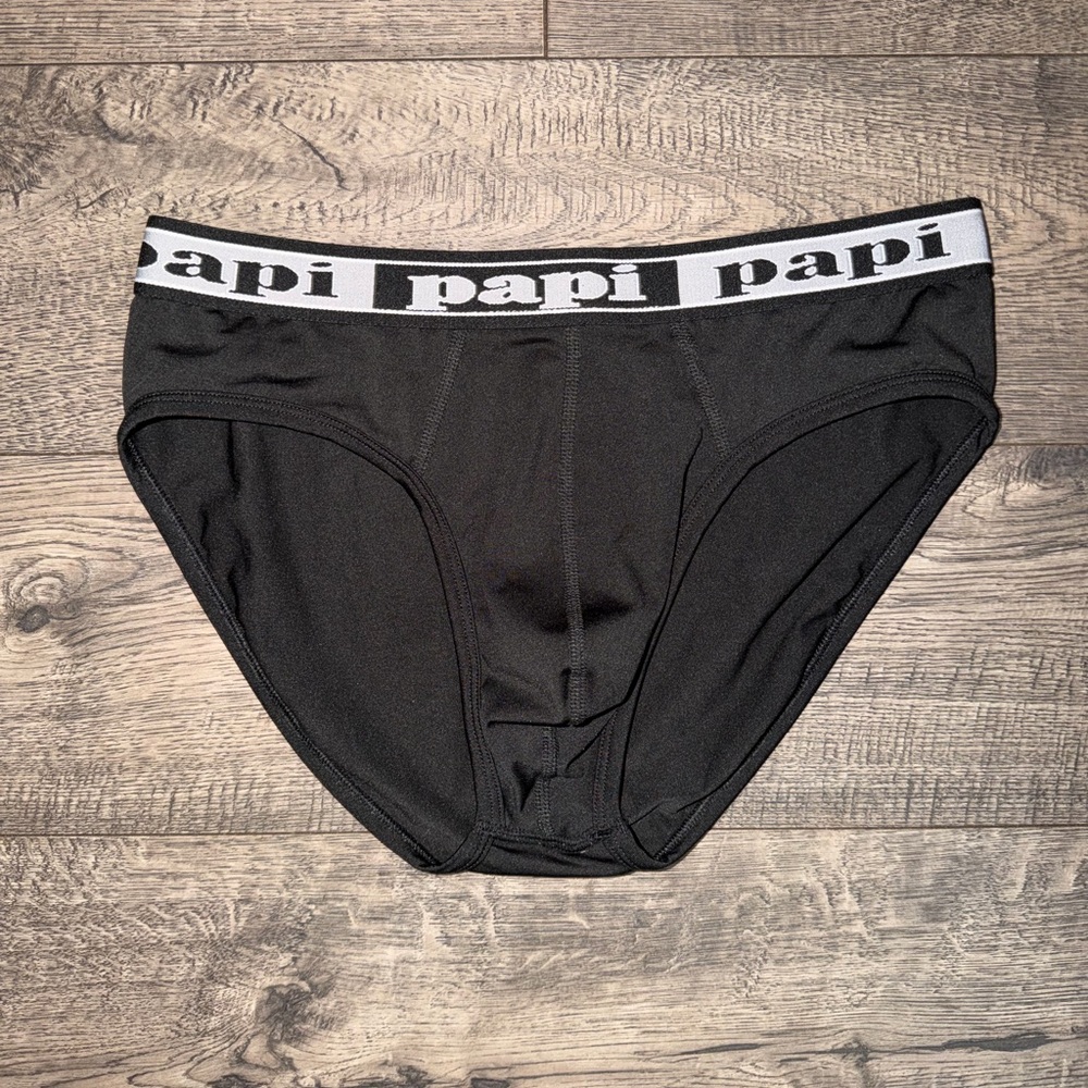 Papi Men's Black Briefs